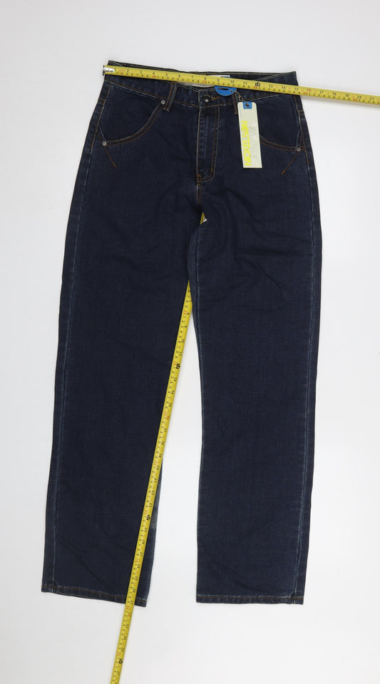 Mens UK Size 50 Nickelson Regular Fit Straight Blue Jeans