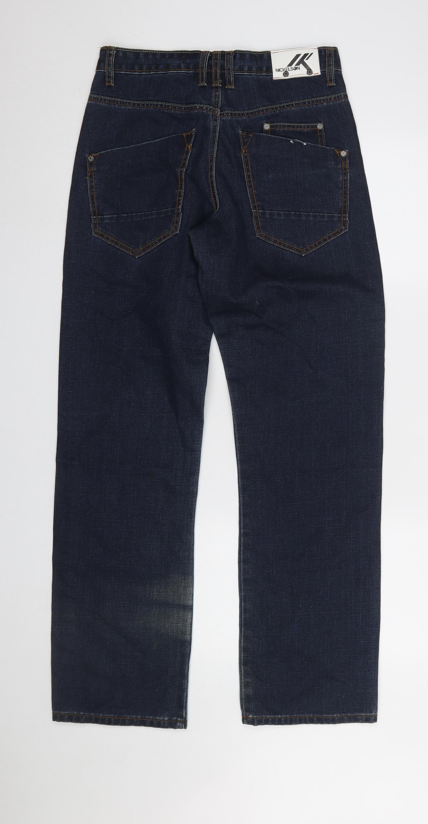 Mens UK Size 50 Nickelson Regular Fit Straight Blue Jeans