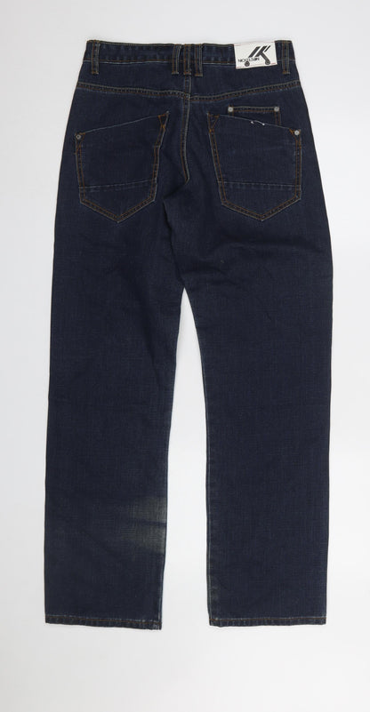 Mens UK Size 50 Nickelson Regular Fit Straight Blue Jeans