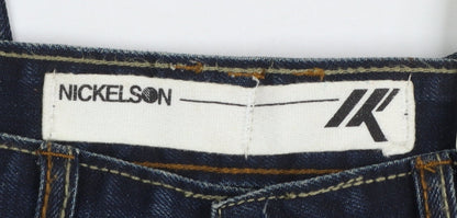 Mens UK Size 50 Nickelson Regular Fit Straight Blue Jeans