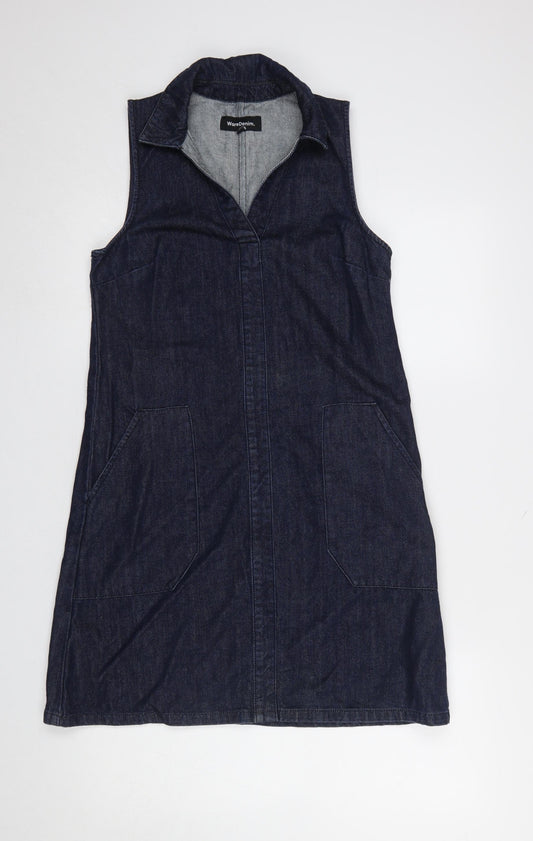 Womens UK Size 8 Warehouse Shirt Dress