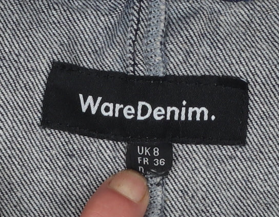 Womens UK Size 8 Warehouse Shirt Dress