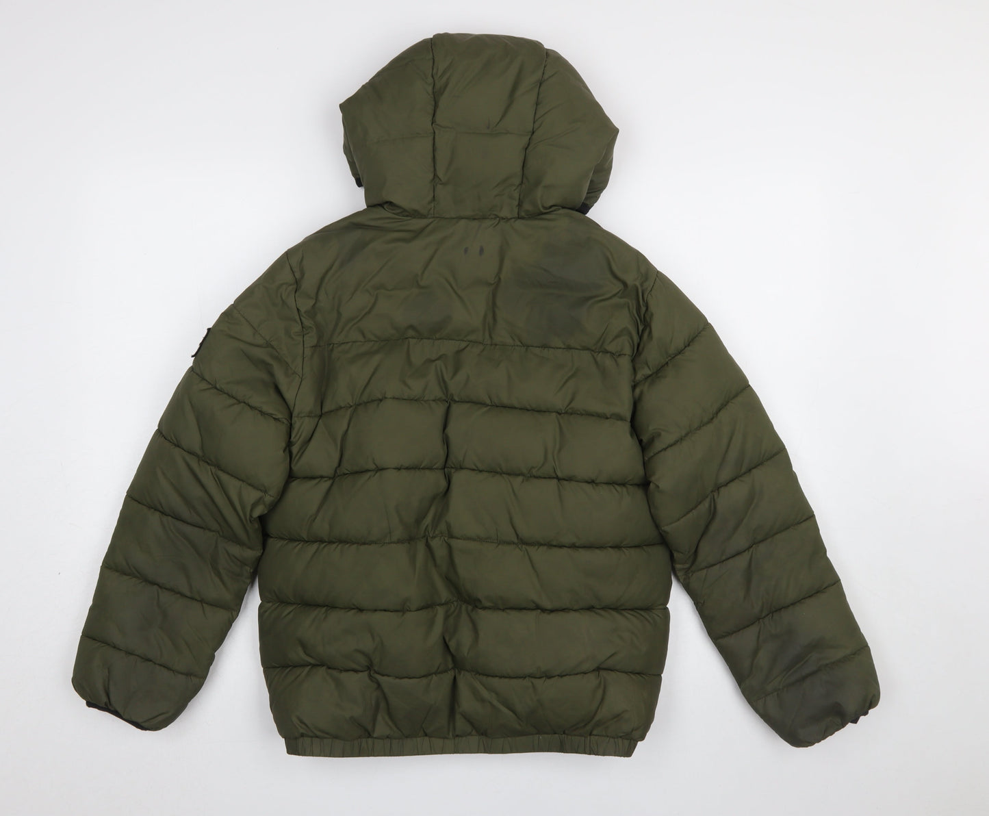 Womens UK Size 12 Calvin Klein Jeans Green Puffer Jacket