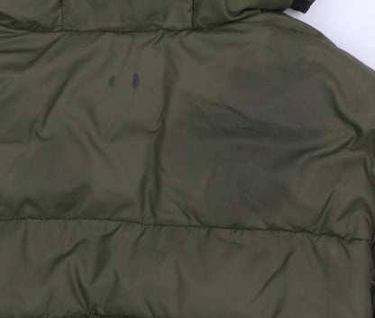 Womens UK Size 12 Calvin Klein Jeans Green Puffer Jacket