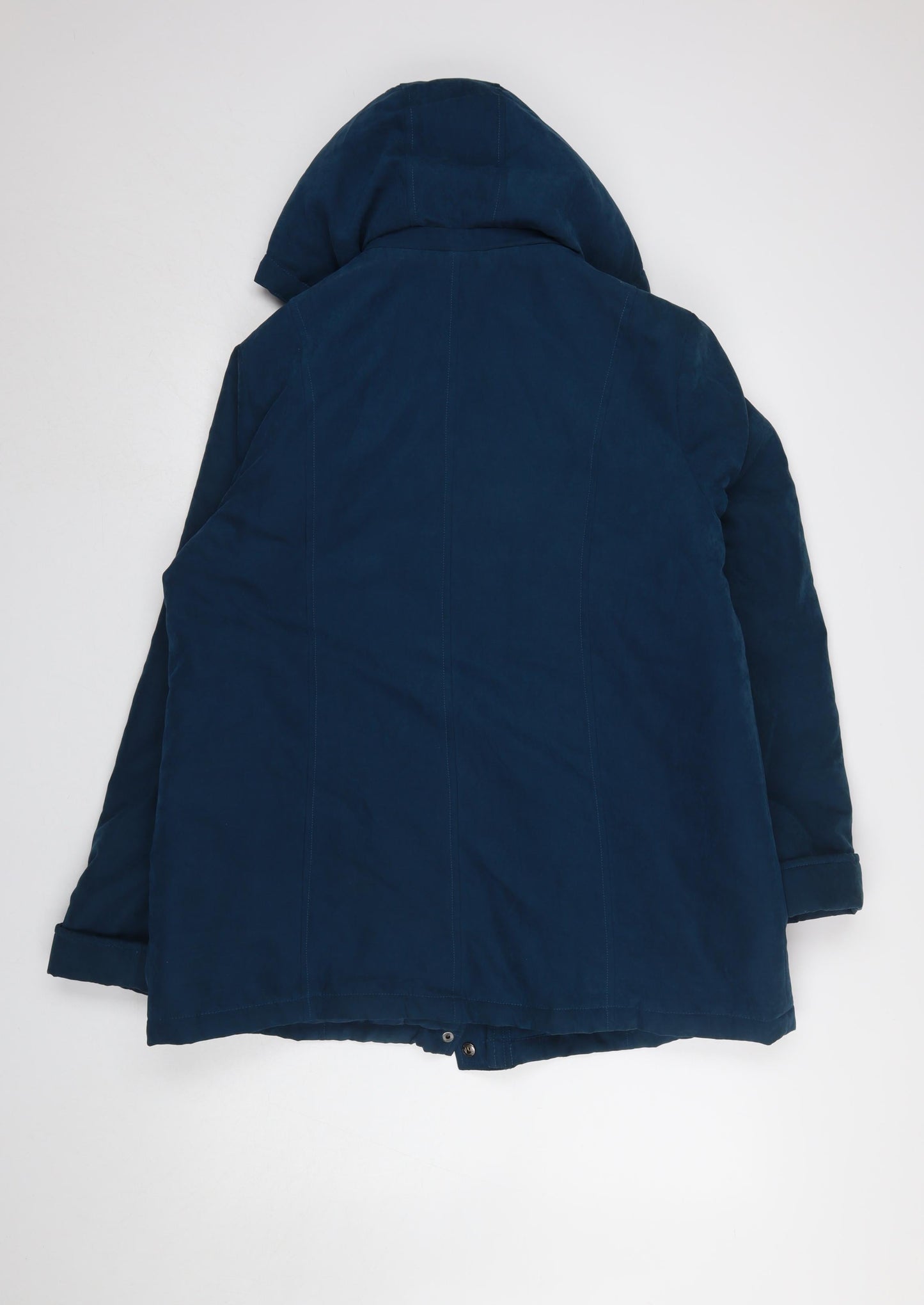 Womens UK Size 14 Finesse Blue Parka Coat