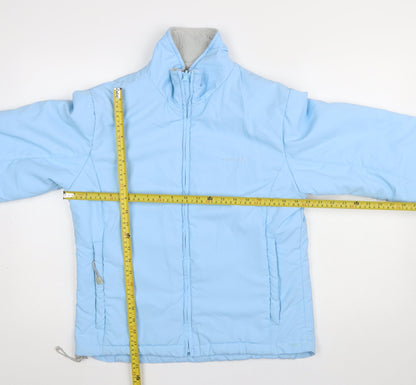 Womens UK Size M Trespass Blue Puffer Jacket