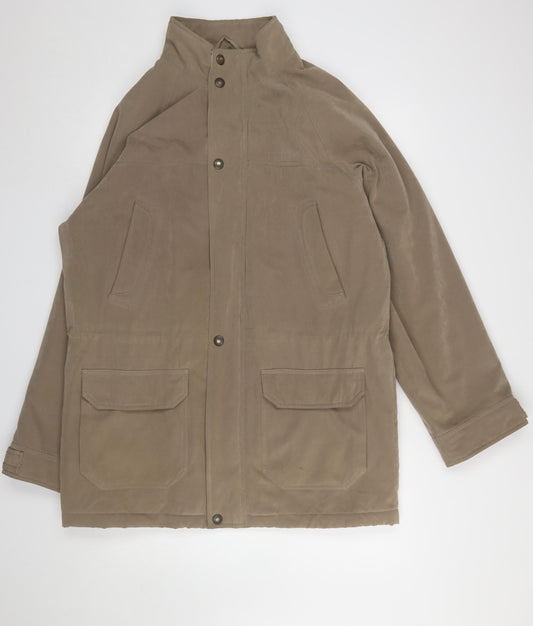 Mens UK Size M BHS Brown Parka Coat