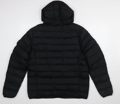 Mens UK Size L Tokyo Laundry Black Puffer Jacket