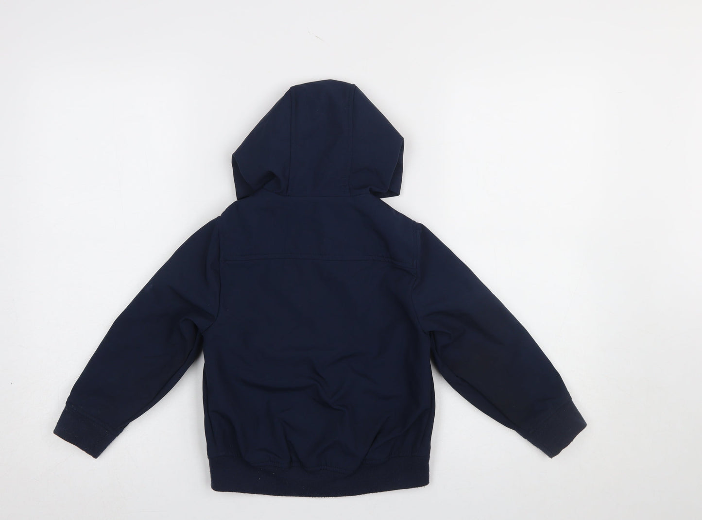 Boys UK Size 5-6 Years Lyle & Scott Blue Windbreaker Coat