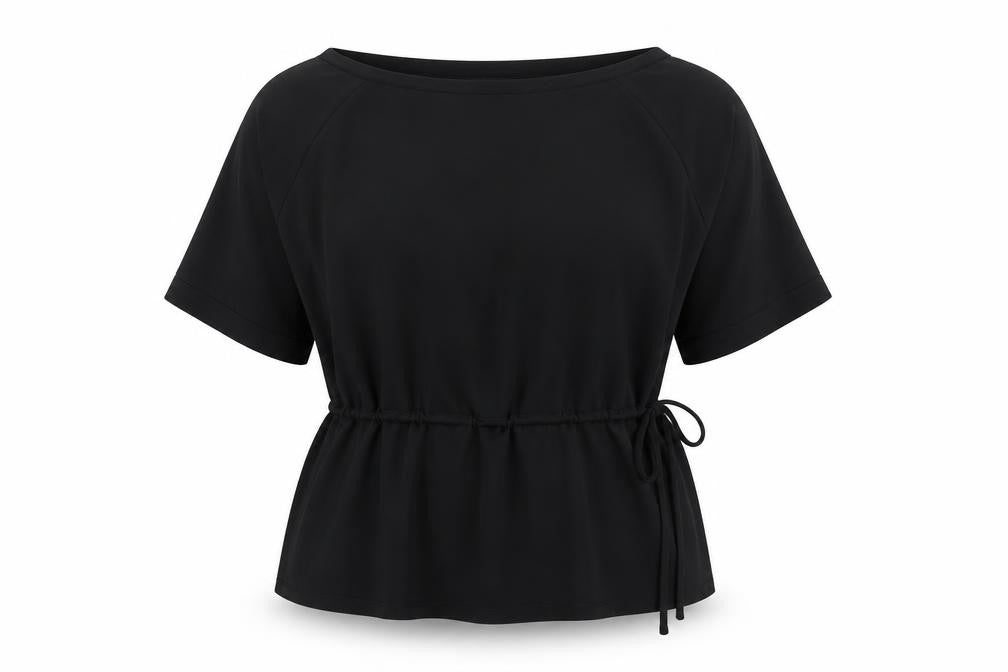 Womens UK Size 14 Roland Klein Black Tunic Blouse