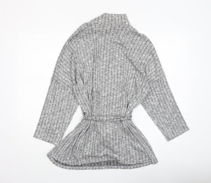 Womens UK Size 16 Quiz Grey Tunic Blouse