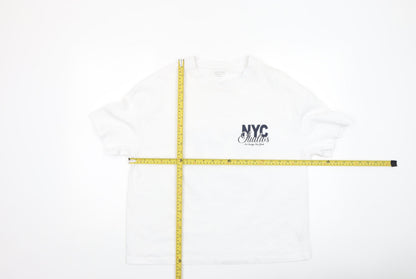 Womens UK Size L Dunnes Stores White Basic T-Shirt