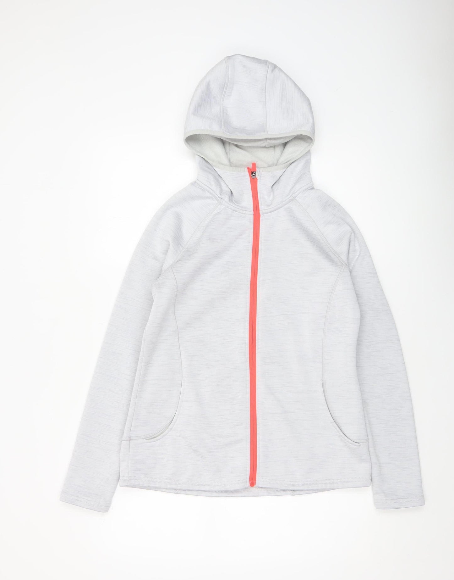 Womens UK Size 12 Mountain Warehouse Grey Full Zip Hoodie
