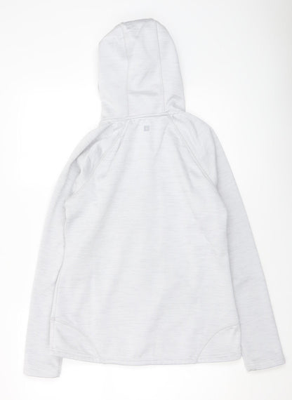 Womens UK Size 12 Mountain Warehouse Grey Full Zip Hoodie