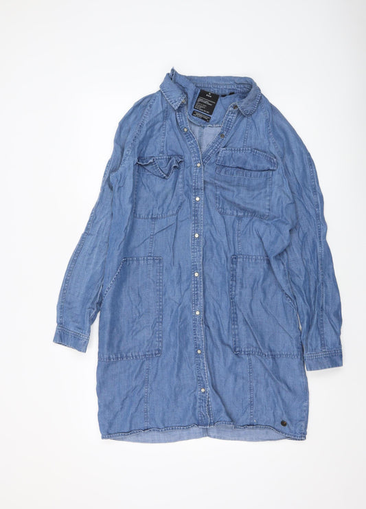 Womens UK Size 8 Superdry Shirt Dress