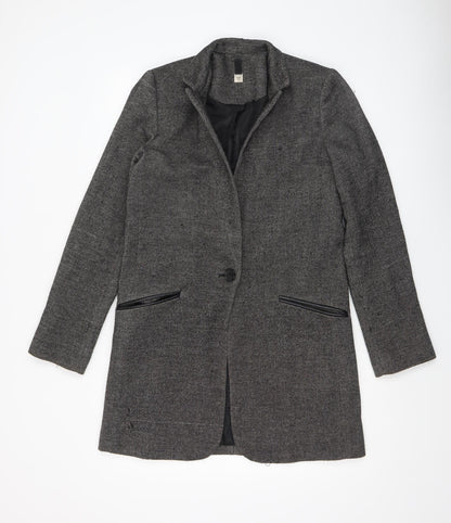 Womens UK Size S Mango Regular Grey Blazer