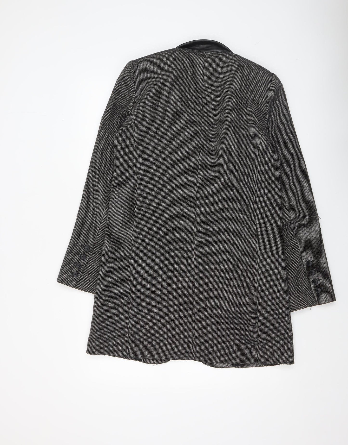 Womens UK Size S Mango Regular Grey Blazer