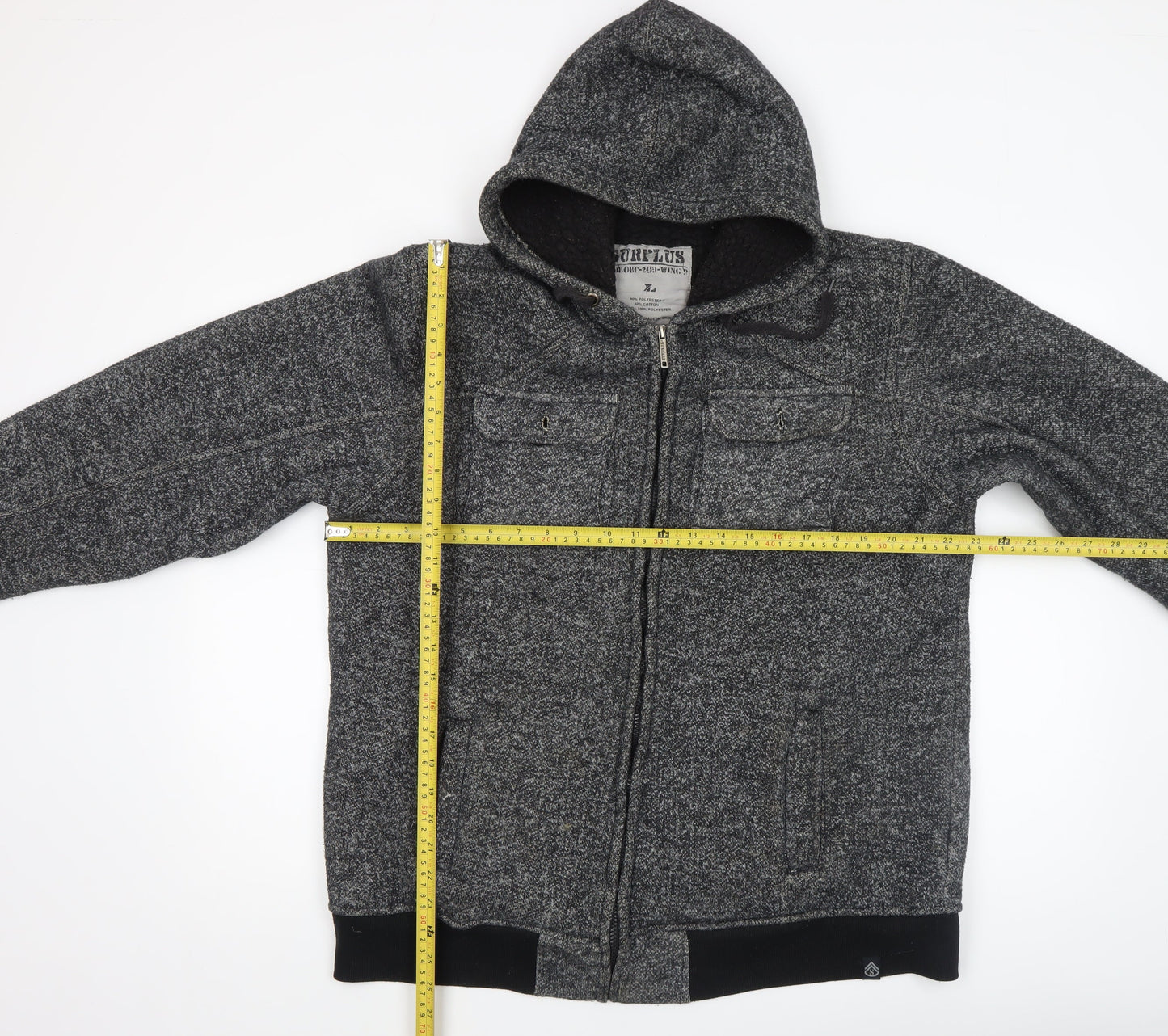 Mens UK Size XL Surplus Grey Basic Jacket