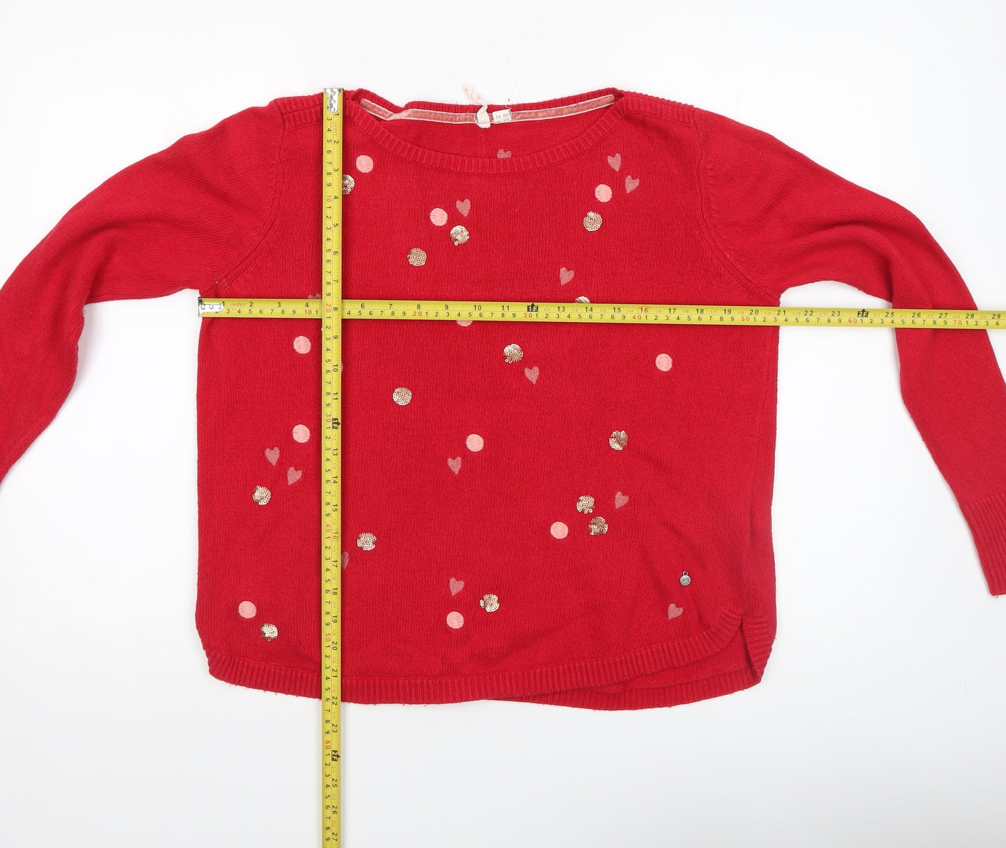 Womens UK Size 14 White Stuff Red Pullover Jumper
