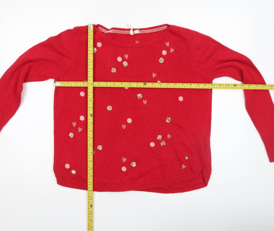 Womens UK Size 14 White Stuff Red Pullover Jumper