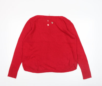Womens UK Size 14 White Stuff Red Pullover Jumper