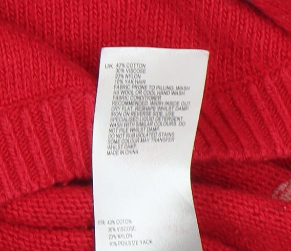 Womens UK Size 14 White Stuff Red Pullover Jumper