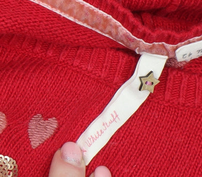 Womens UK Size 14 White Stuff Red Pullover Jumper