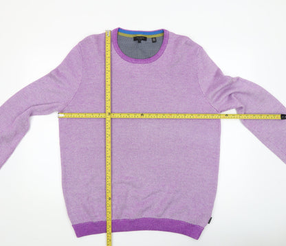 Mens UK Size 7XL Ted Baker Purple Pullover Jumper