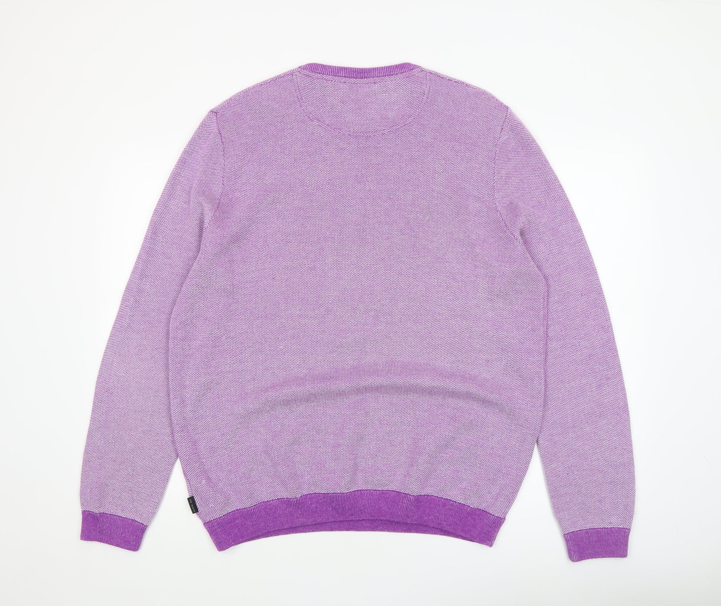 Mens UK Size 7XL Ted Baker Purple Pullover Jumper