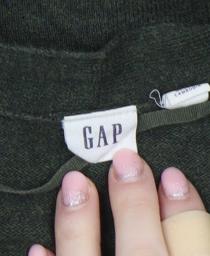 Womens UK Size S Gap Green Cardigan Jumper