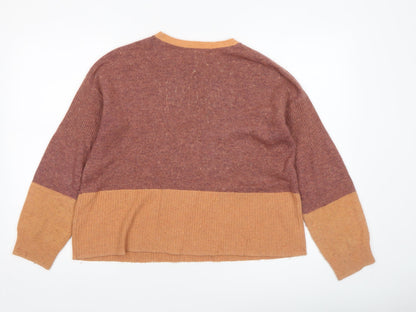 Womens UK Size 14 White Stuff Brown Pullover Jumper