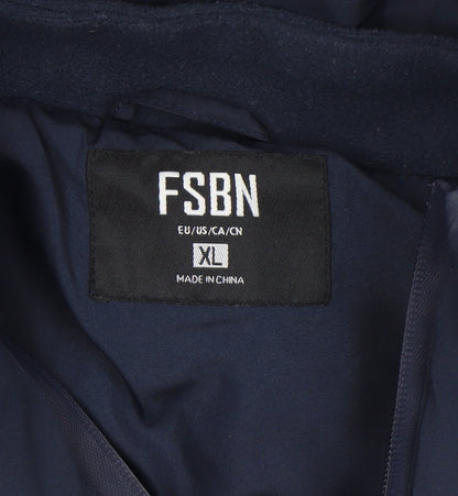 Mens UK Size XL FSBN Blue Puffer Jacket