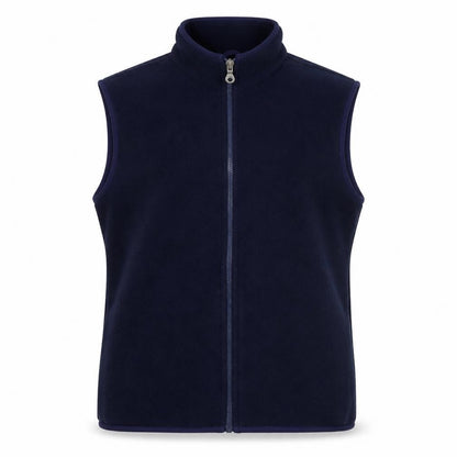 Lands' End Unisex Blue Fleece Zip Waistcoat Bodywarmer S