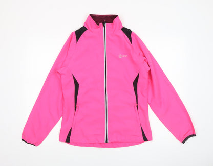 Womens UK Size 8 Mi-Fit Pink Windbreaker Coat