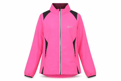 Womens UK Size 8 Mi-Fit Pink Windbreaker Coat