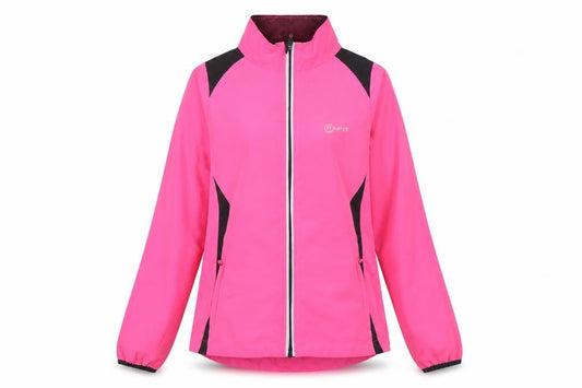 Womens UK Size 8 Mi-Fit Pink Windbreaker Coat