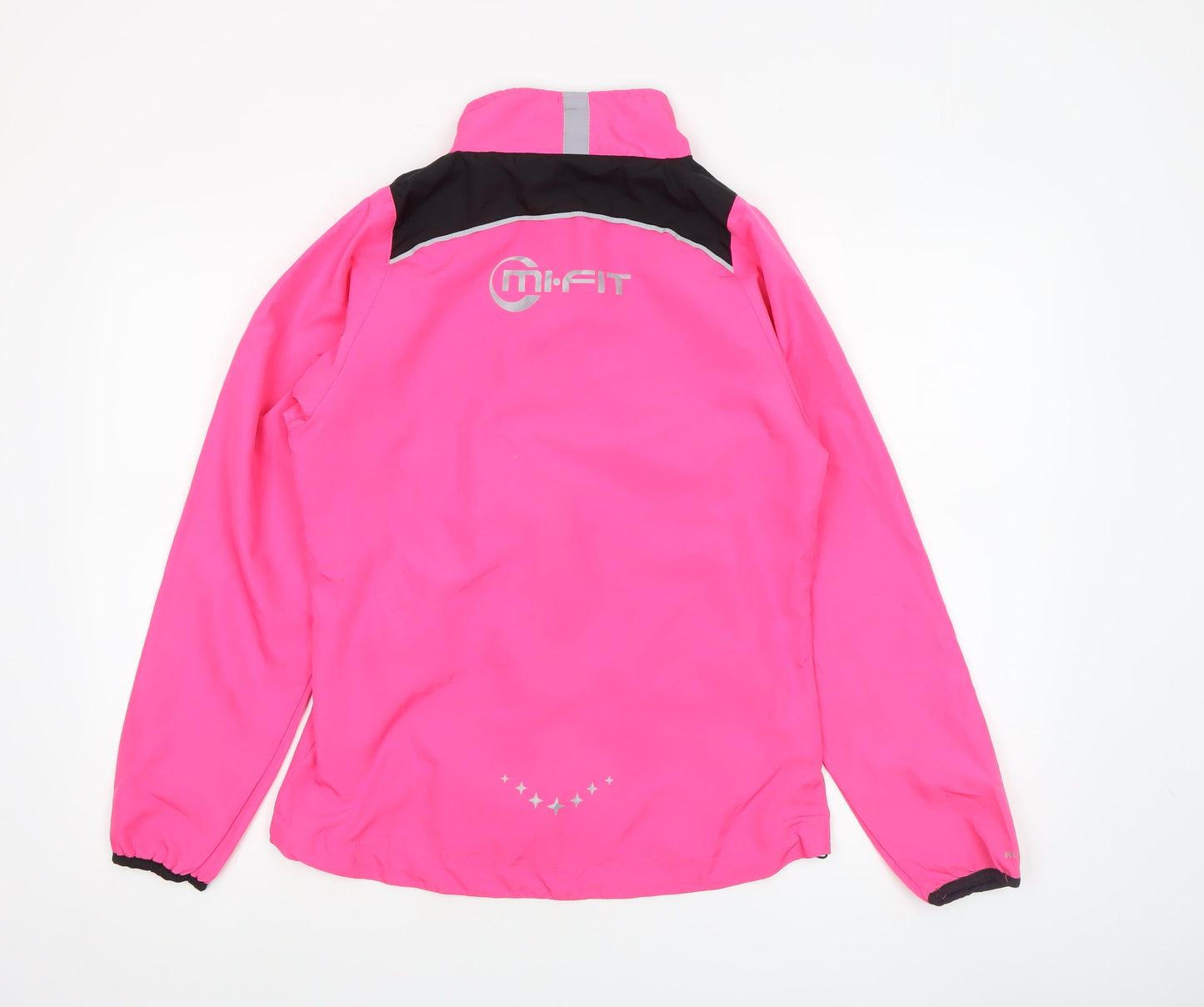 Womens UK Size 8 Mi-Fit Pink Windbreaker Coat