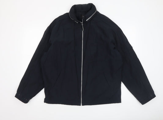 Mens UK Size M NEXT Black Bomber Jacket