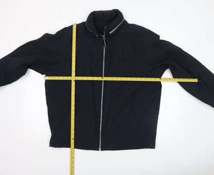 Mens UK Size M NEXT Black Bomber Jacket
