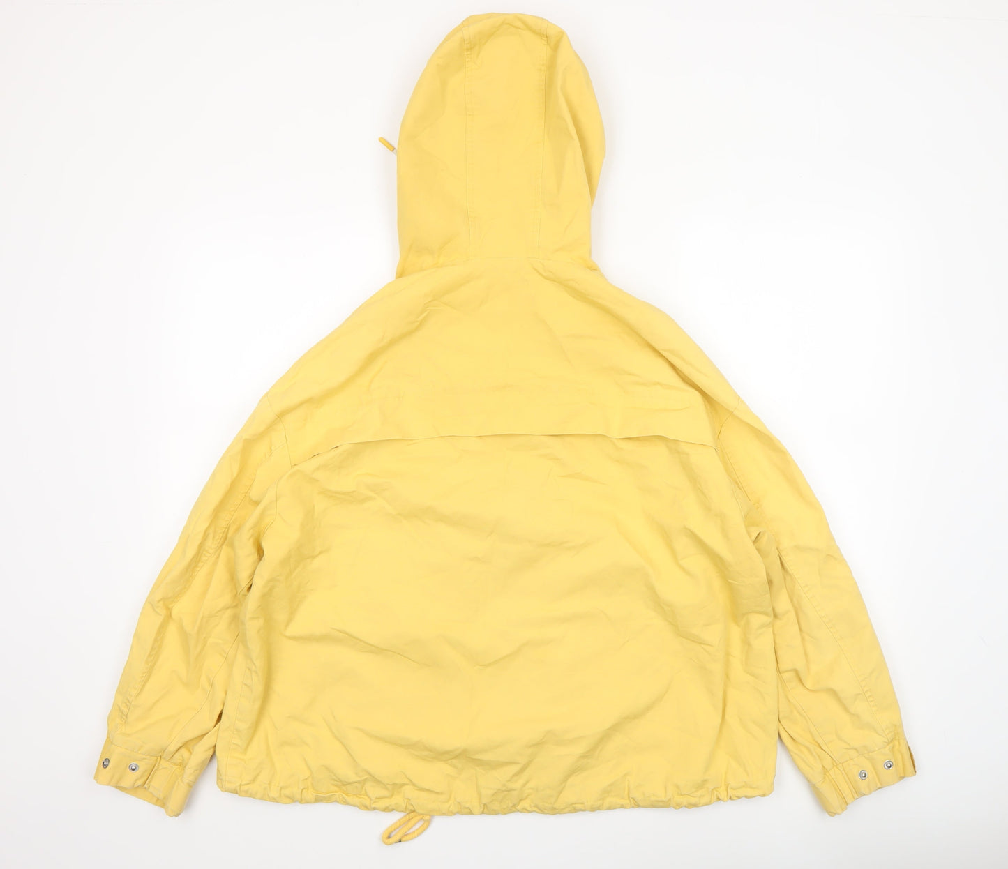 Womens UK Size S LEDIN Yellow Anorak Coat