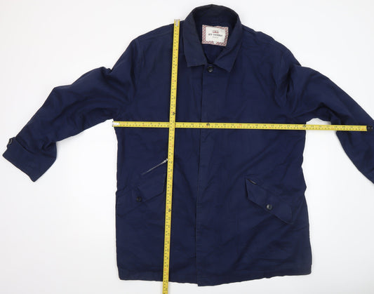 Mens UK Size 2XL Ben Sherman Blue Overcoat
