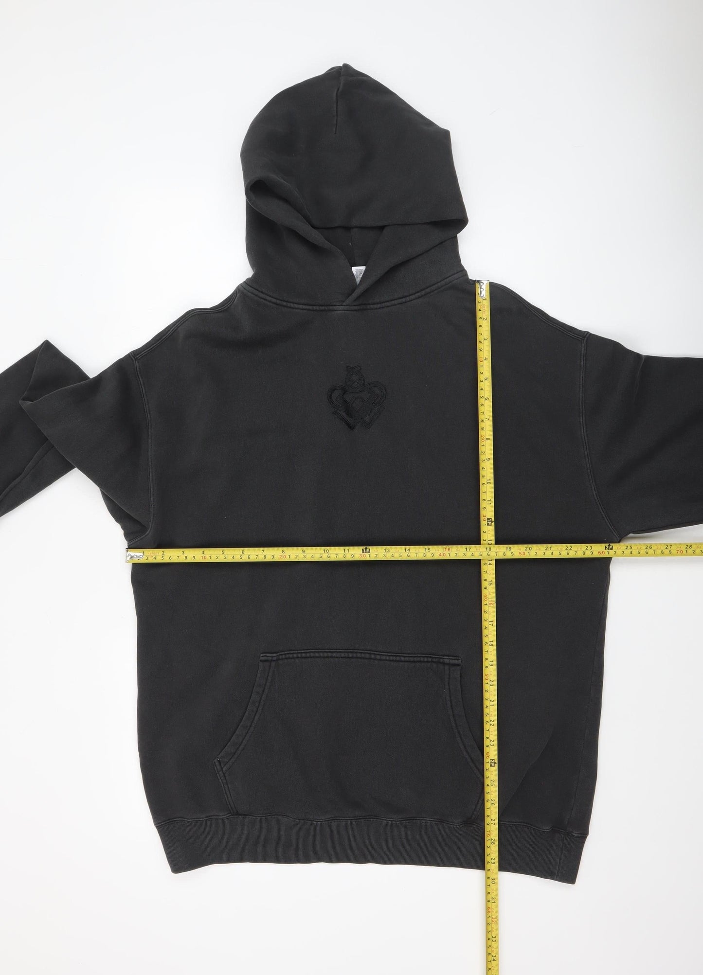 Mens UK Size XL AS Colour Black Pullover Hoodie