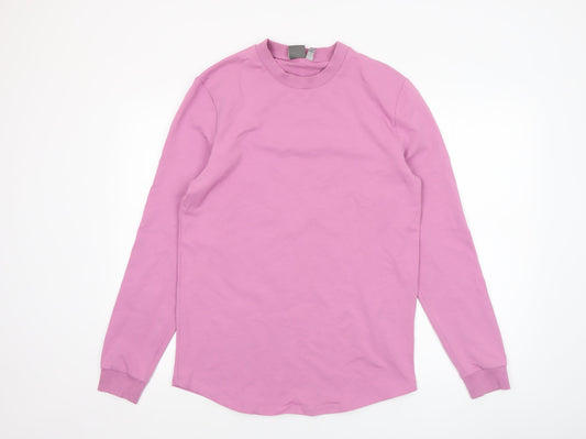Womens UK Size L ASOS Pink Basic T-Shirt