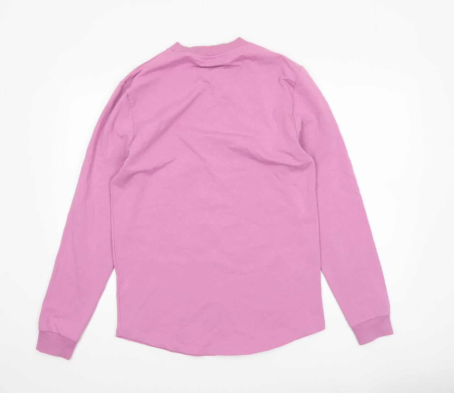 Womens UK Size L ASOS Pink Basic T-Shirt