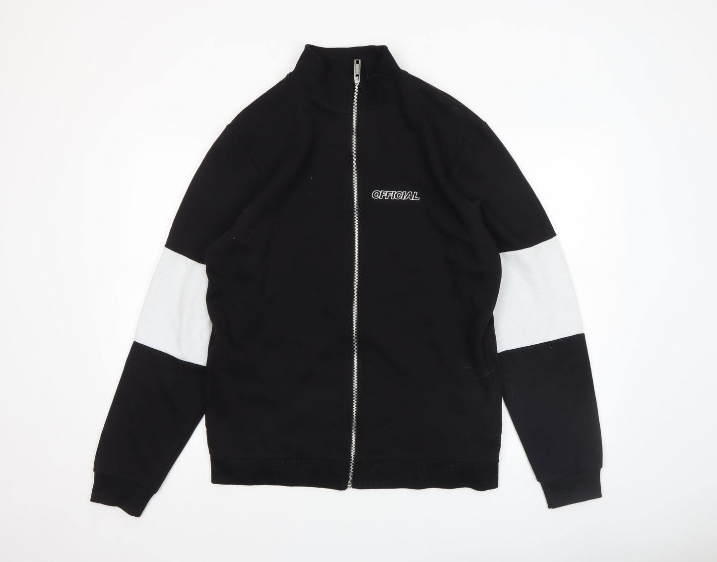 Mens UK Size M boohooMAN Black Basic Jacket