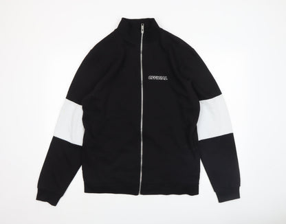 Mens UK Size M boohooMAN Black Basic Jacket