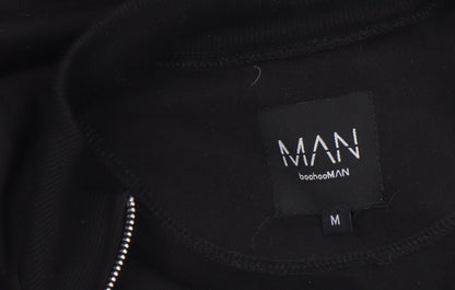 Mens UK Size M boohooMAN Black Basic Jacket