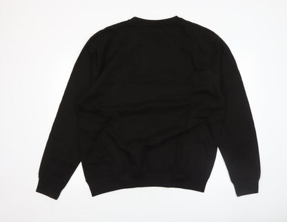 Mens UK Size XL LB Black Pullover Sweatshirt