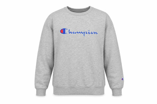 Womens UK Size L Champion Grey Pullover Sweatshirt
