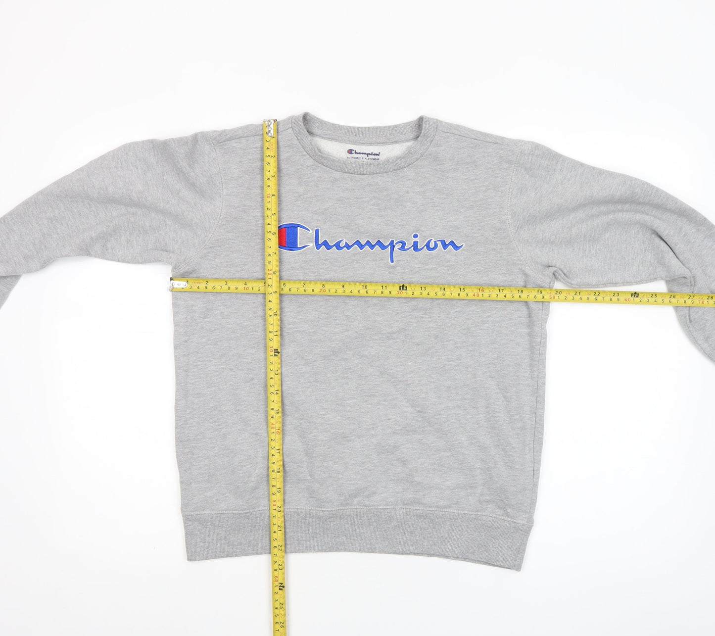 Womens UK Size L Champion Grey Pullover Sweatshirt